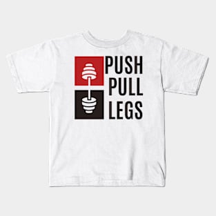 push pull legs Kids T-Shirt